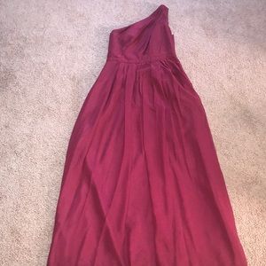 One shoulder Weddington Way gown, size 6